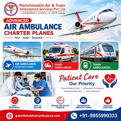 Panchmukhi Air Ambulance Cost from Ranchi- Air Ambulance Assistance Delivered
