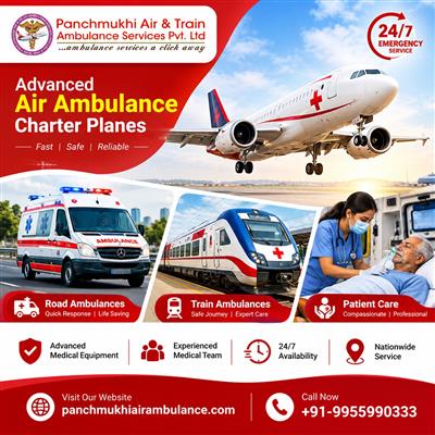 Panchmukhi Best Patient Shifting Ambulance in Kolkata- Comprehensive Patient