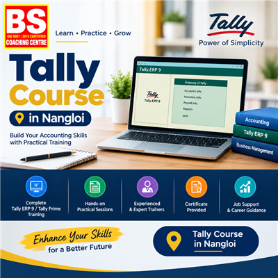 Tally Course in Nangloi – Learn Tally Prime with GST at BS Coaching Centre