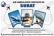 Air ambulance from Surat airport