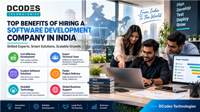 Top Benefits of Hiring a Software Development Company in India