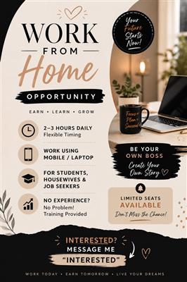 Full Time /Part Time Work From Home