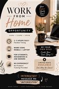 Full Time /Part Time Work From Home