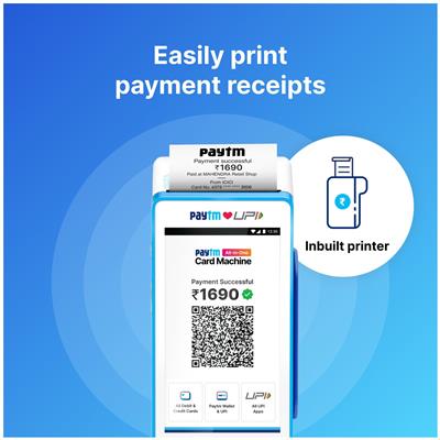 Paytm Card Swiping Machine ₹2,121 Incl. GST | Low MDR Plans