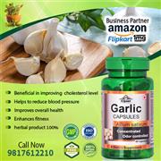 Garlic Softgel Capsules help in proper digestion & enhance immunity
