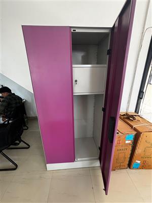 GODREJ-Purple Office Storage Cabinet with Shelves