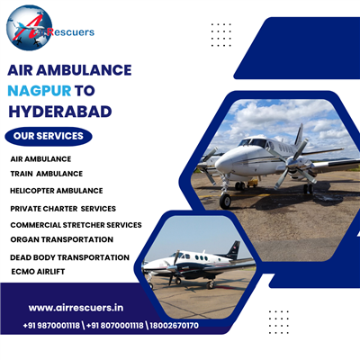 Air Ambulance Service in Nagpur for Cardiac Patients