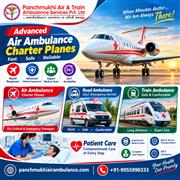 Panchmukhi Affordable Air Ambulance in Kolkata- Continuous Care offered