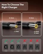 FEDUS 5V 1A DC Power Adapter for Set Top Box, CCTV, Router