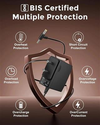 FEDUS 5V 1A DC Power Adapter for Set Top Box, CCTV, Router