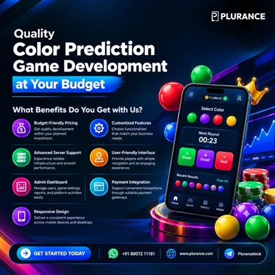 Quality Color Prediction Game Development at Your Budget