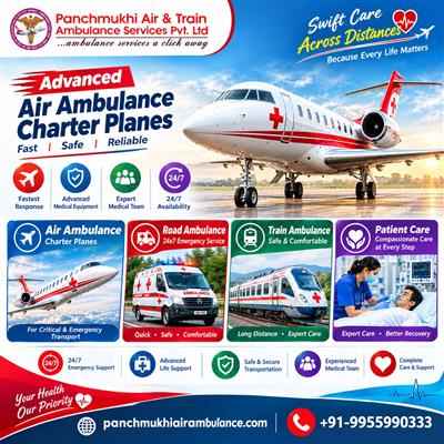 Panchmukhi Air Ambulance in Bangalore- Trusted Repatriation Assistance