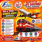 Falcon Emergency Hi Tech Train Ambulance in Ranchi- proper safety over longer