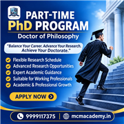 🎓 Part-Time PhD Program – Balance Your Career & Advance Your Research!