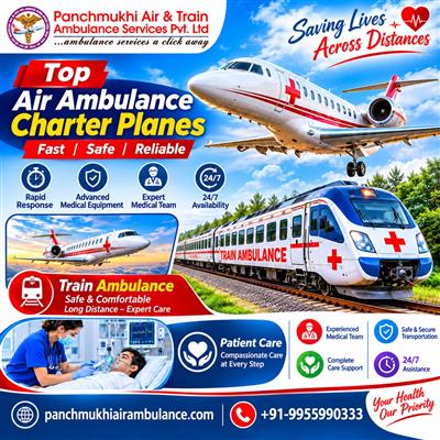 Panchmukhi Emergency Air Ambulance in Patna – genuine repatriation offered with