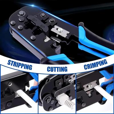 FEDUS RJ45 Crimping Tool Kit Black COMBO-3