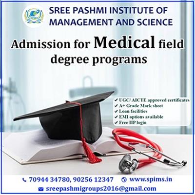 Admission for Medical field degree programs