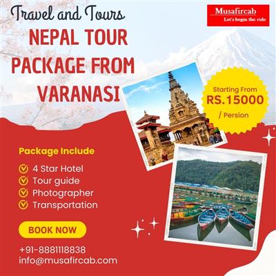 Varanasi to Nepal Tour Packages, Nepal Tour Package from Varanasi