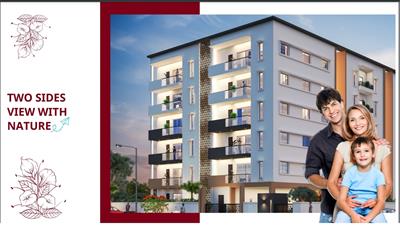 HMDA AND RERA APPROVED 3BHK FLAT FOR 74LAKHS @ PRAGATHI NAGAR