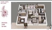 HMDA AND RERA APPROVED 3BHK FLAT FOR 74LAKHS @ PRAGATHI NAGAR