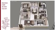 HMDA AND RERA APPROVED 3BHK FLAT FOR 74LAKHS @ PRAGATHI NAGAR