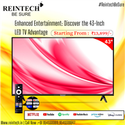 Reintech 43-Inch LED Tv.
