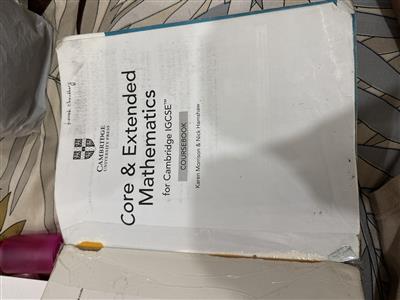 Cambridge IGCSE MATHEMATICS CORE AND EXTENDED COURSEBOOK (THIRD EDITION )