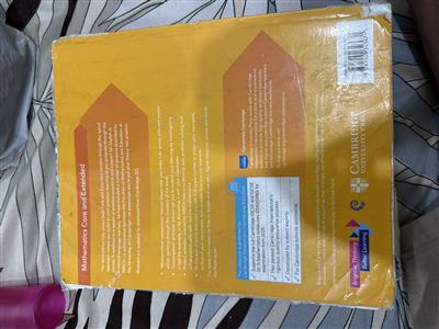 Cambridge IGCSE MATHEMATICS CORE AND EXTENDED COURSEBOOK (THIRD EDITION )