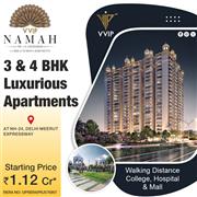 Vvip  namah  is Offering  a 3&4 Bhk  Apartments in Ghaziabad
