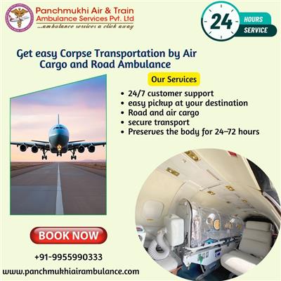 In Vellore, Panchmukhi Dead Body Transportation service includes covering the