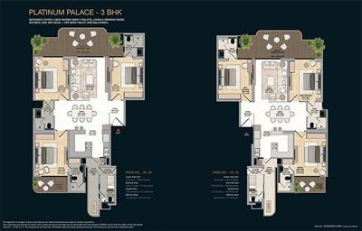 Enjoy super High Profile Class 3Bhk Apartments By Mahagun Medalleo