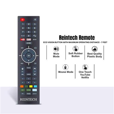 Reintech 80cm [32 Inches] HD Ready LED TV RT3218 With A+ Grade Panel.