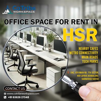 Best Coworking space for rent in HSR Layout | CoTribe Workspace