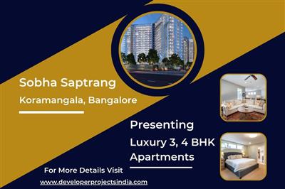 Sobha Saptrang - Architectural Elegance Meets Contemporary Luxury in Koramangala