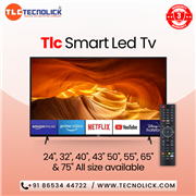 Never miss a detail on the stunning TLC Smart Led TV