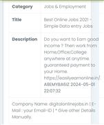 Best Online Jobs 2021 - Simple Data entry Jobs