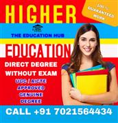 Direct Degree 10th,12th, Graduation Call 7021564434