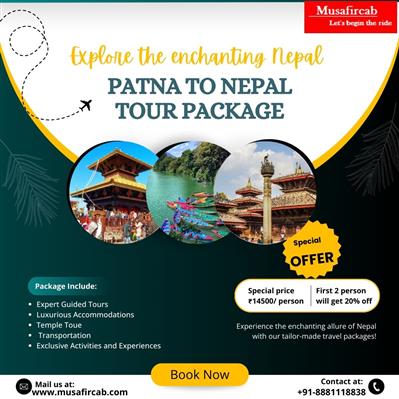 Patna to Nepal Tour Package, Nepal Tour Package from Patna