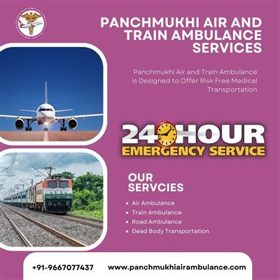 Take an Air Ambulance in Siliguri with Unmatched Medical Amenities by Panchmukhi
