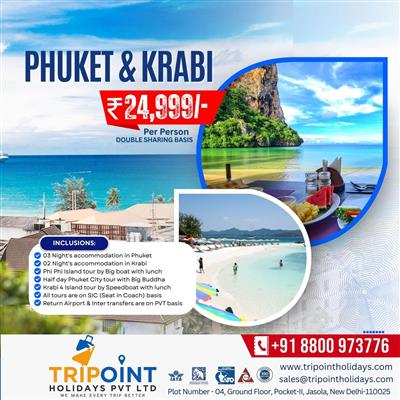 Phuket & Krabi Thailand Tour Package | Limited Offer - Book Now!