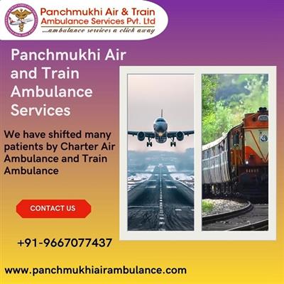 Book Panchmukhi Air and Train Ambulance Service in Silchar with Healthcare