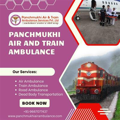 Trustworthy Air and Train Ambulance in Ernakulam with Perfect Medical System