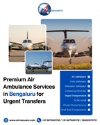 Premium Air Ambulance Services in Bengaluru for Urgent Transfers