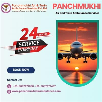 Book Panchmukhi Air and Train Ambulance Service in Ahmedabad