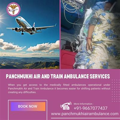 Book Panchmukhi Air Ambulance easily in Delhi with Complete Medical Solution