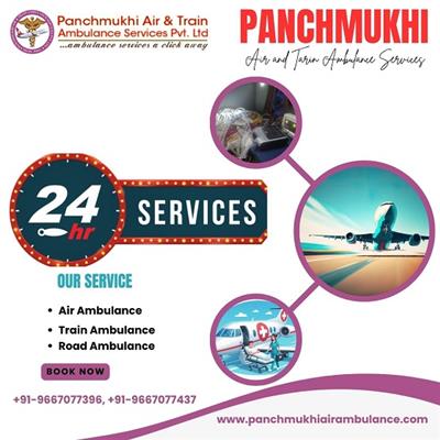 Hire Panchmukhi Air and Train Ambulance Bokaro with Masterly Medical Toolsal