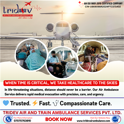 Air Ambulance Services in Patna – Quick & Reliable Emergency Patient Transfer