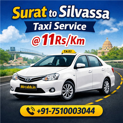 Book Surat to Silvassa Taxi Service Online | Fast & Reliable Ride