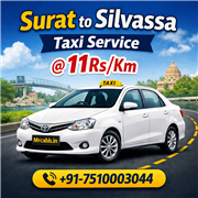 Book Surat to Silvassa Taxi Service Online | Fast & Reliable Ride