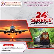 Take Panchmukhi Air and Train Ambulance Service in Silchar with Healthcare